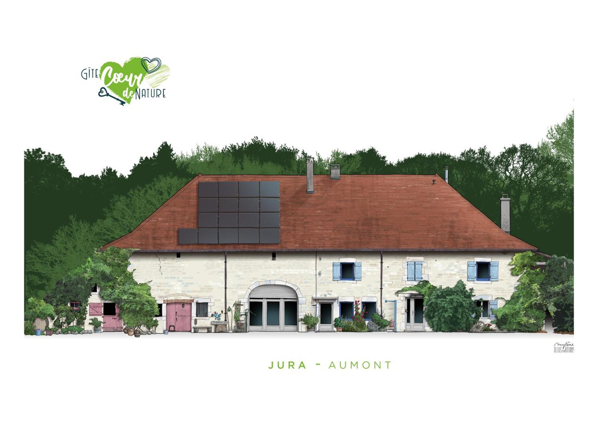 Gite Coeur De Nature Abergement-le-Grand 外观 照片